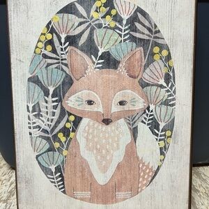 𝅺🥳 4 for $20 Sale!! 🥳 River Luna Wood Box Art - Fox design